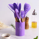 Utensílios de Cozinha em Silicone Kit 12 Peças