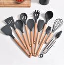 Utensílios de Cozinha em Silicone Kit 12 Peças