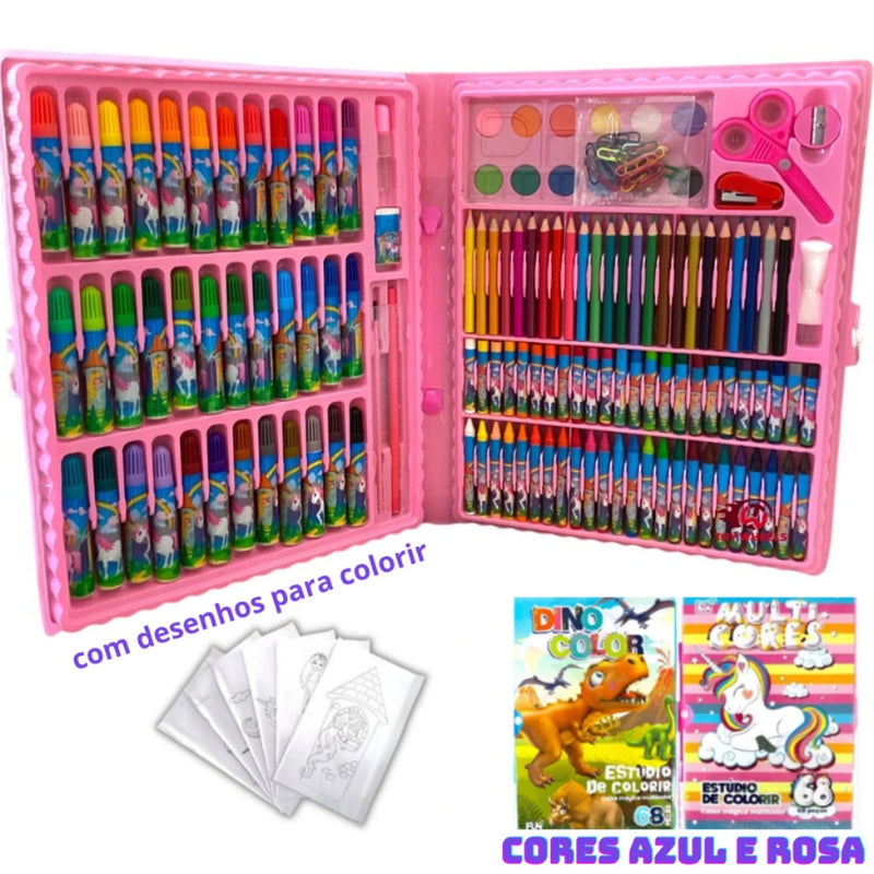 Maleta Para Colorir 86 peças