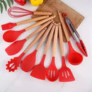 Utensílios de Cozinha em Silicone Kit 12 Peças
