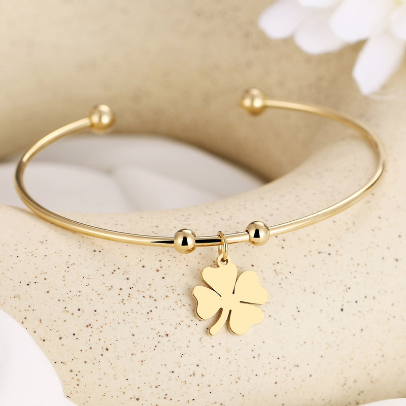 Bracelete Trevo da Sorte 4 Folhas