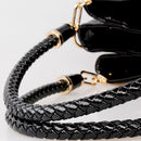 Bolsa Couro Croco 2 peças