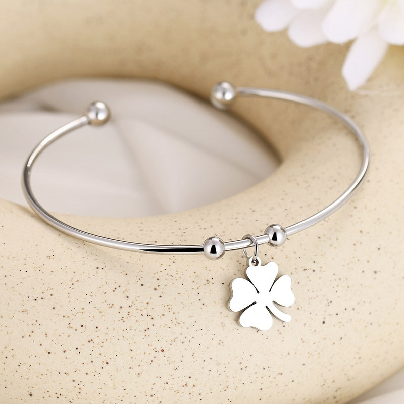 Bracelete Trevo da Sorte 4 Folhas