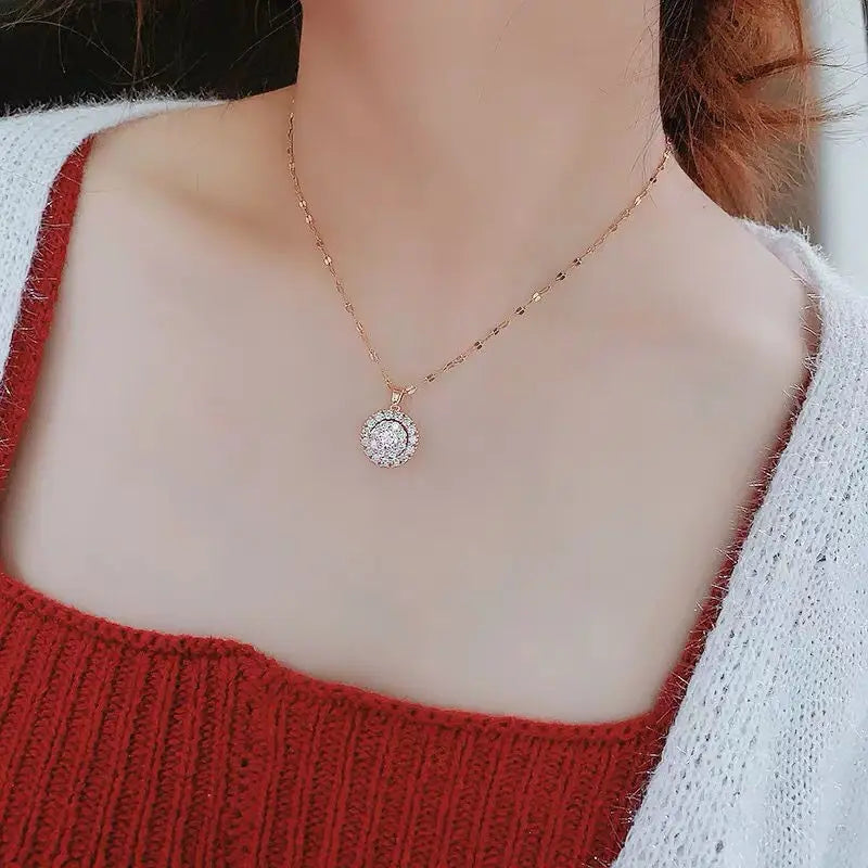 Colar Espiral Brilhante