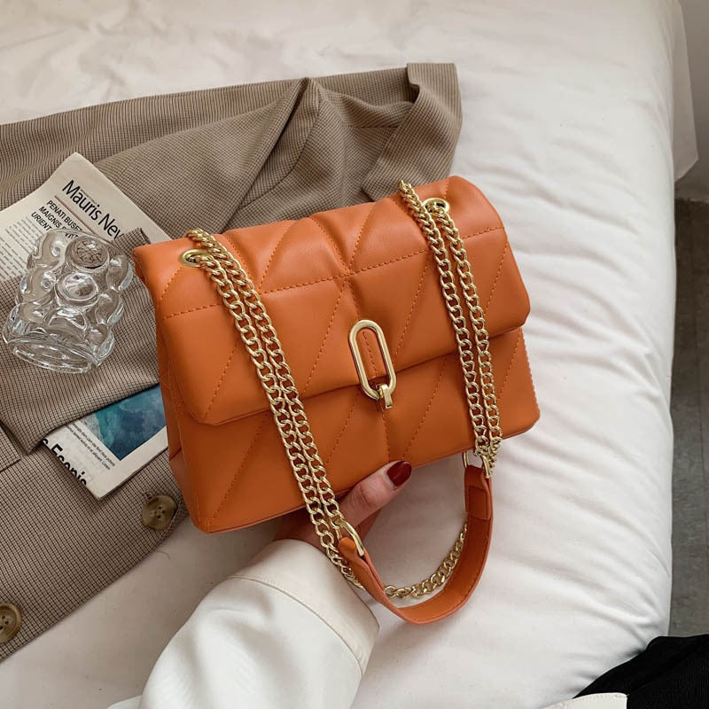 Bolsa de Ombro Luxo Detalhe Costura
