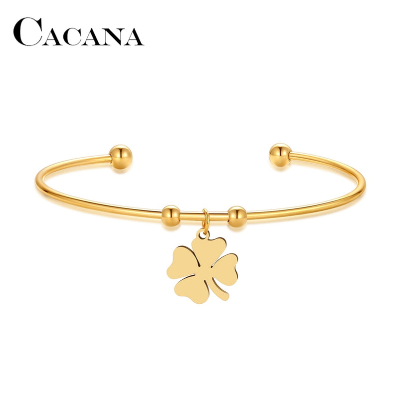 Bracelete Trevo da Sorte 4 Folhas
