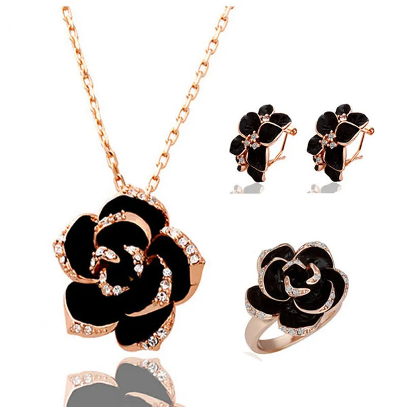 Conjunto Flor Camélias