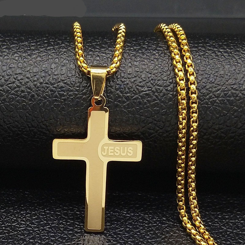 Corrente Masculina Cruz Jesus