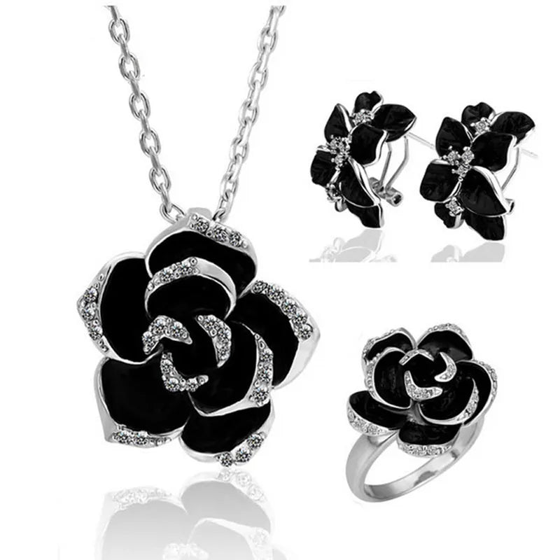 Conjunto Flor Camélias