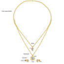 Conjunto Folheado Pedra Zirconia