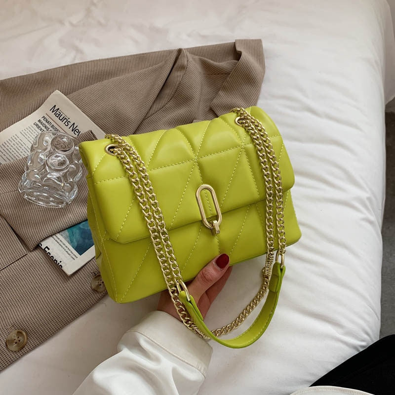 Bolsa de Ombro Luxo Detalhe Costura