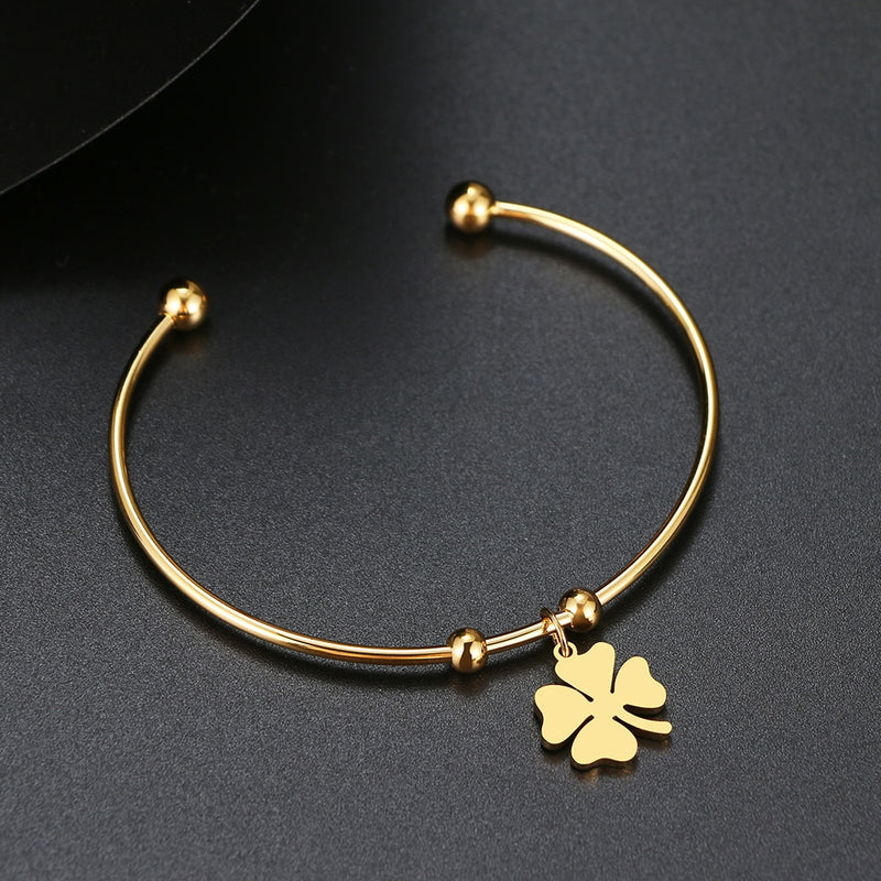Bracelete Trevo da Sorte 4 Folhas