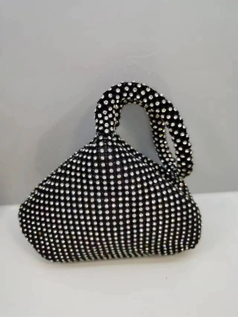 Bolsa Luxo  Saco com Strass