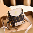 Women's Summer Crossbody 202 New Fashion Texture Single Shoulder Simple Mini Bag Casual Bag Tops Long Black
