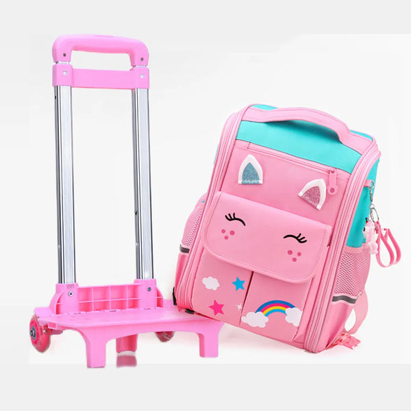 Mochila Escolar Com Rodas Trolley