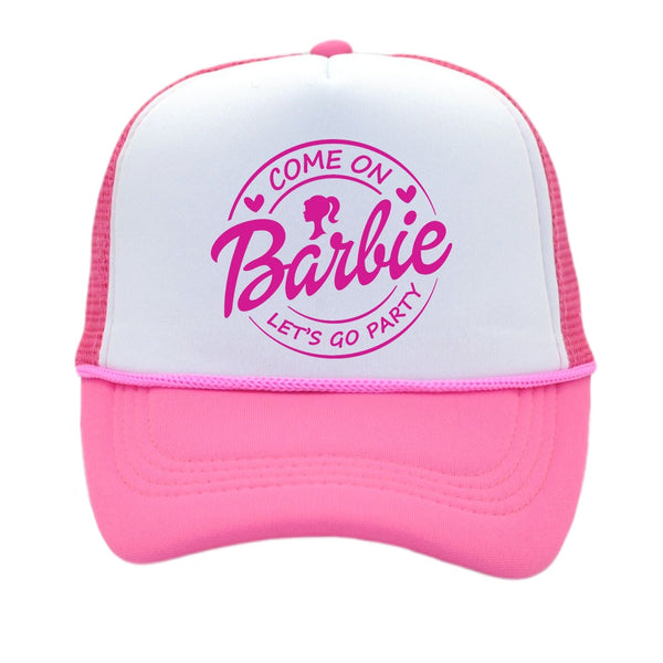 Boné Infantil Barbie Basebol