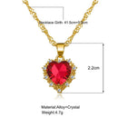 Colar Perfeição Coração Zirconia