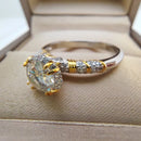 Anel Diamante Moissanita