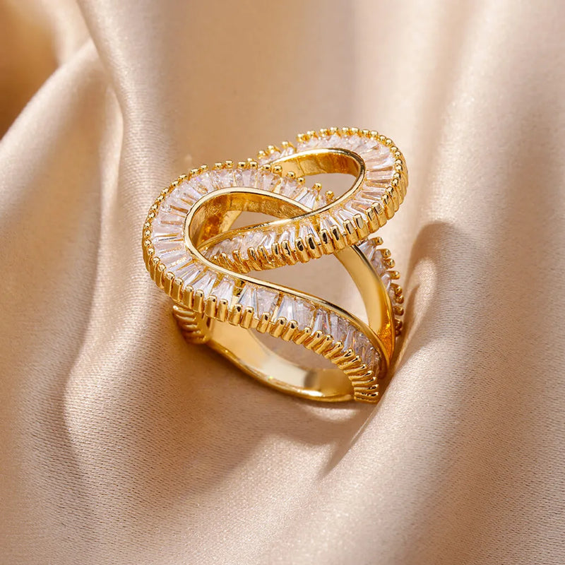 Anel Novo Design  Zirconia
