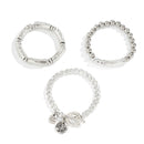 Pulseira em Prata 4Pcs