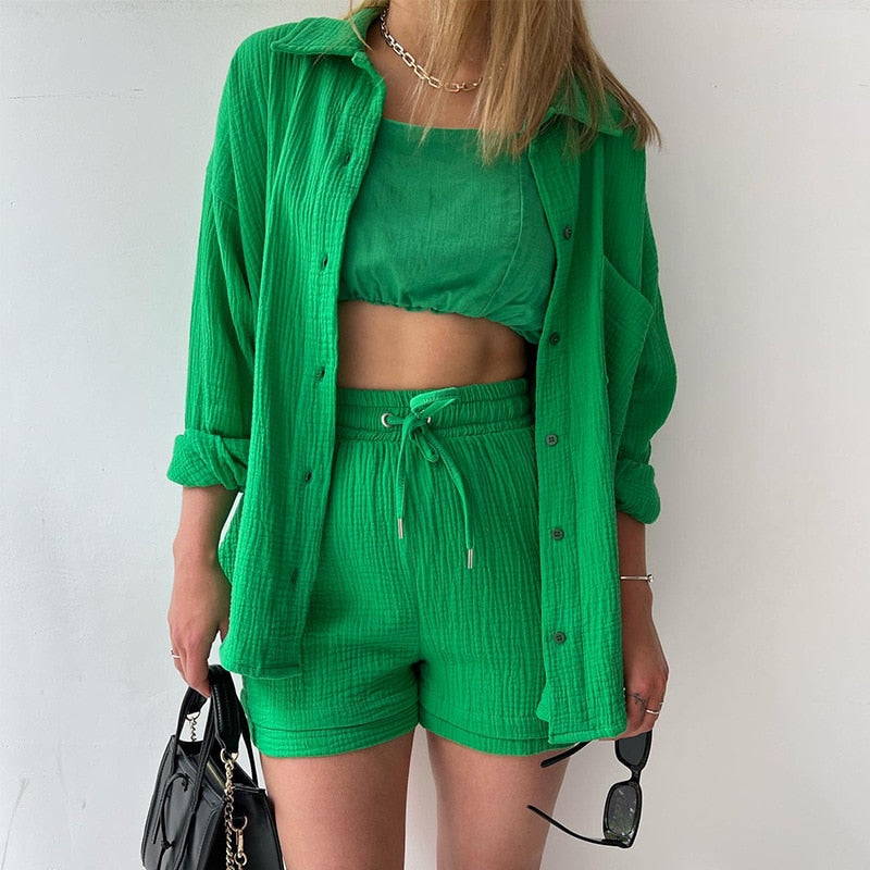 Conjunto 2 peças Camisa e Shorts