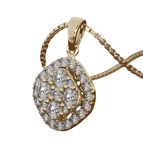 Gargantilha em Diamante 18K Rose Gold