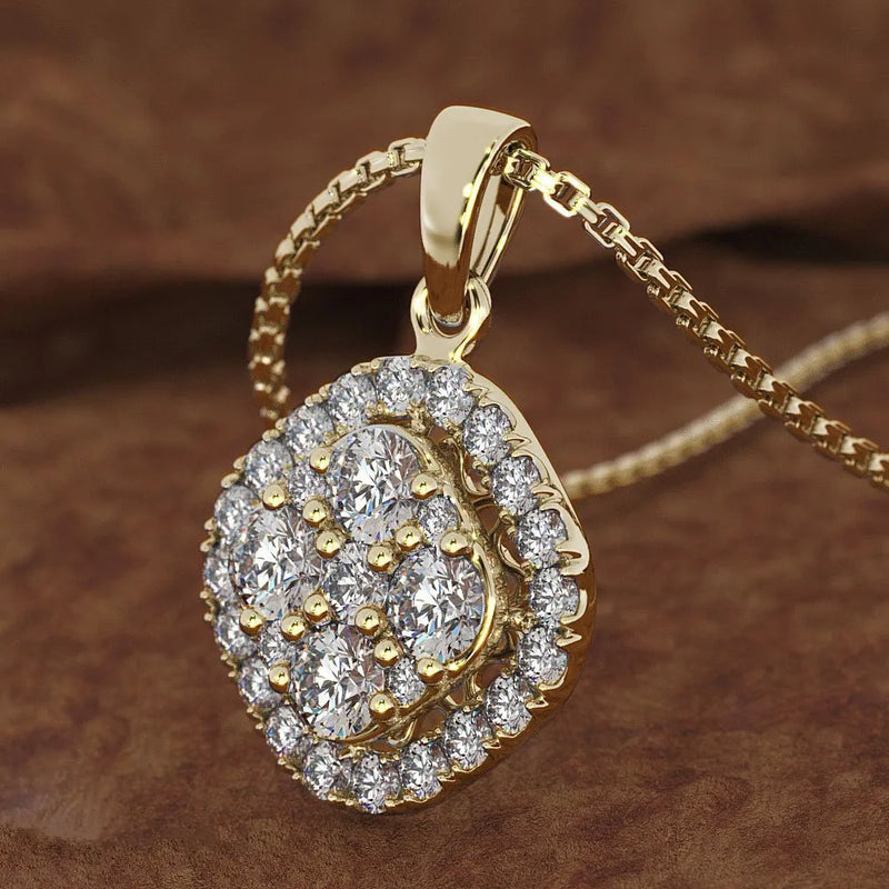 Gargantilha em Diamante 18K Rose Gold