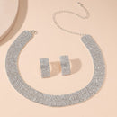 Conjunto Colar e Brincos Strass
