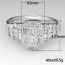 Anel Pedra Zircônia Casamento