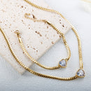 Colar e Bracelete Aço Inoxidável