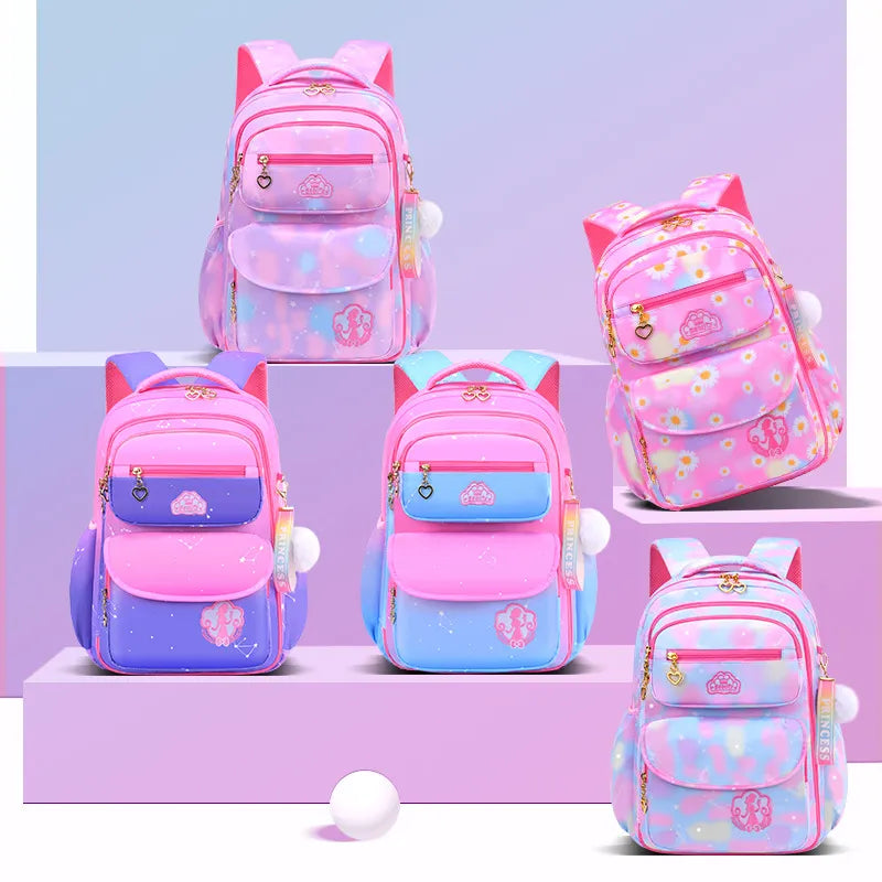 Mochila  Escolar Meninas Princesas