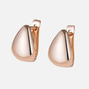 Brinco Gota Dourada Polida