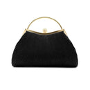 Bolsa em Nervuras de Mão Para Festa