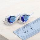 Conjunto Gotas 4 Pçs Prata Esterlina