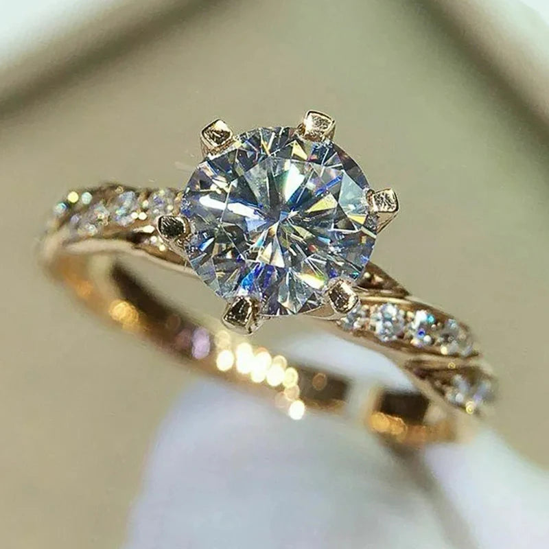 Aliança de Casamento em Zircônia