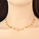 Colar Dourado Clover Delicado