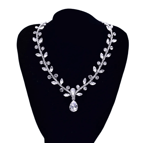 Colar Noiva Gotas de Diamante