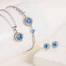 Conjunto Clássico Safira Celeste 925