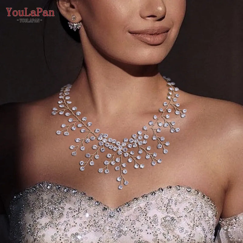 Colar Noiva Gotas de Diamante