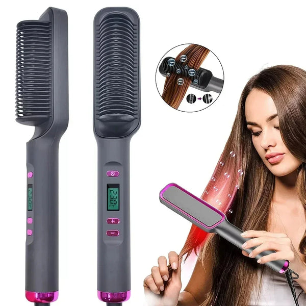 Escova Alisadora Ladies Hair Bivolt