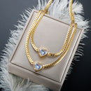 Colar e Bracelete Aço Inoxidável