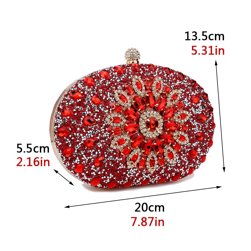 Bolsa de Festa Clutch  Crystal