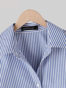 Camisa Feminina Manga Longa Listras