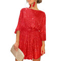 Vestido Glitter Belt