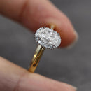 Anel Noivado em Cristal Zirconia