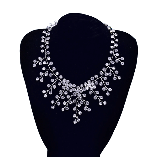 Colar Noiva Gotas de Diamante