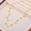 Colar Dourado Clover Delicado