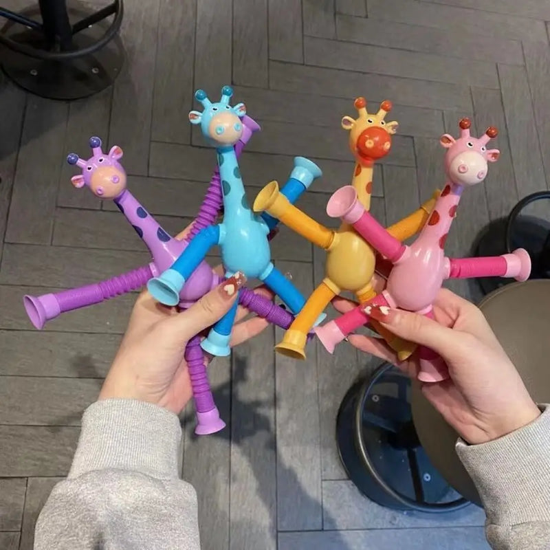 4 PÇS Ventosa Divertida Girafas Toys