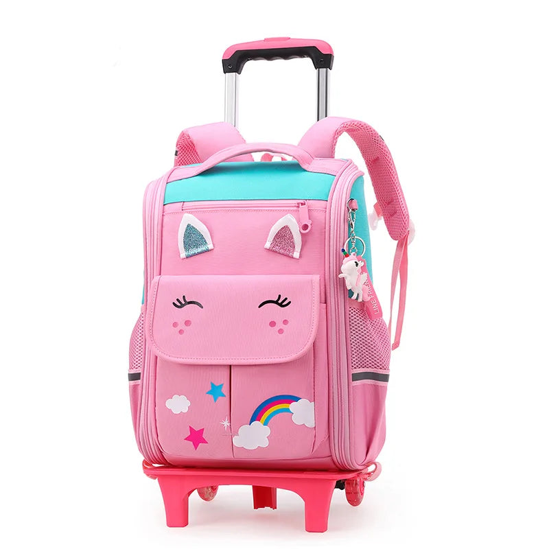 Mochila Escolar Com Rodas Trolley