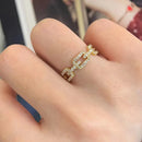 Anel Elos de Cristais